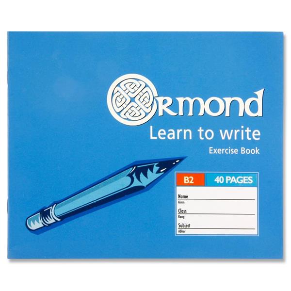 Ormond B2 Learn To Write Copy Book 40 Pages