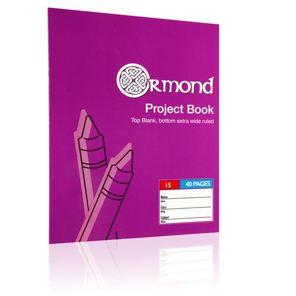 Ormond No.15 Project Book 40 Pages
