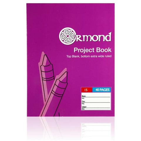 Ormond No.15 Project Book 40 Pages