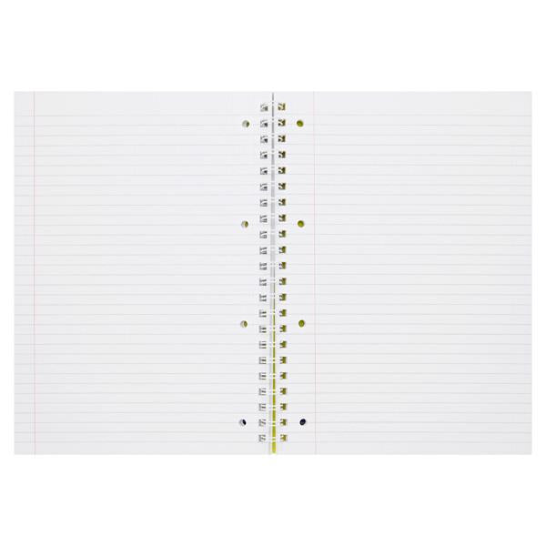 Premto Neon A4 200pg PP Wire Notebooks Assorted 3 Pack