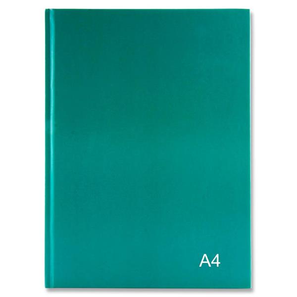 Premier A4 160pg Hardcover Notebook - Bold Assorted Pack 4