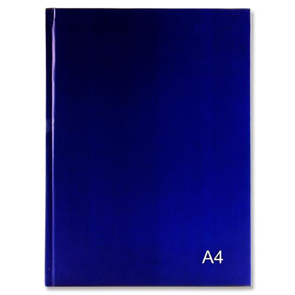 Premier A4 160pg Hardcover Notebook - Bold Assorted Pack 4