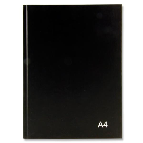 Premier A4 160pg Hardcover Notebook - Bold Assorted Pack 4