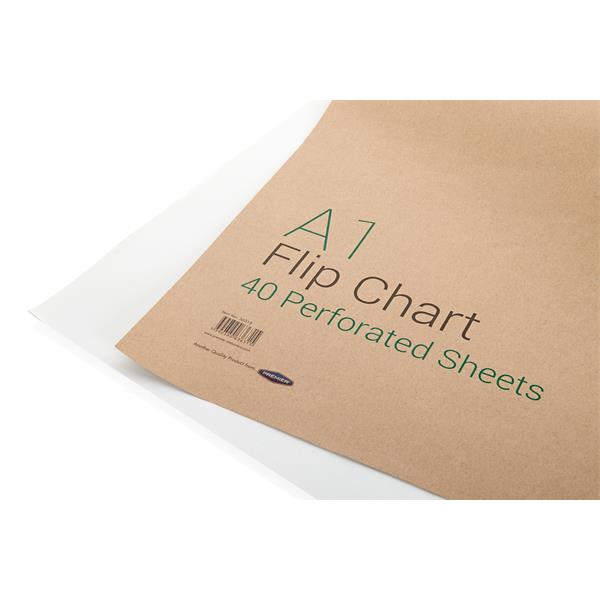 Concept Green A1 40 Sheet Perforated Flip Chart Recycled Paper