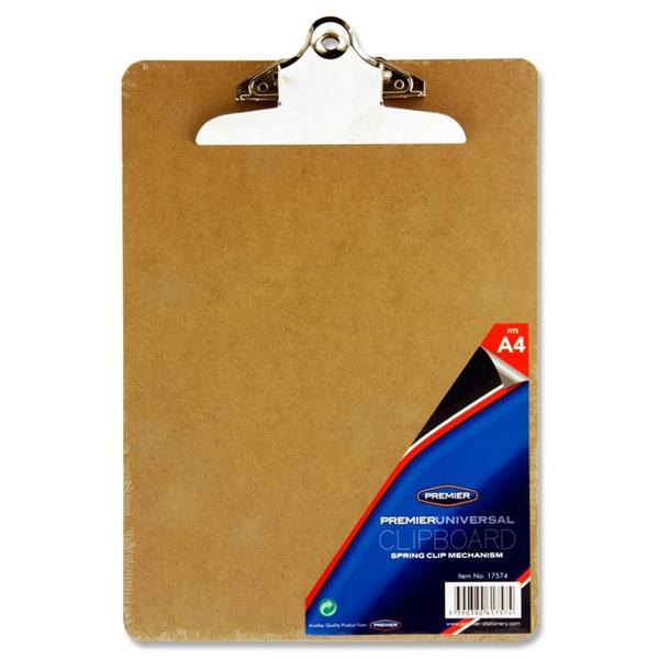 Premier Universal A4 Clip Board