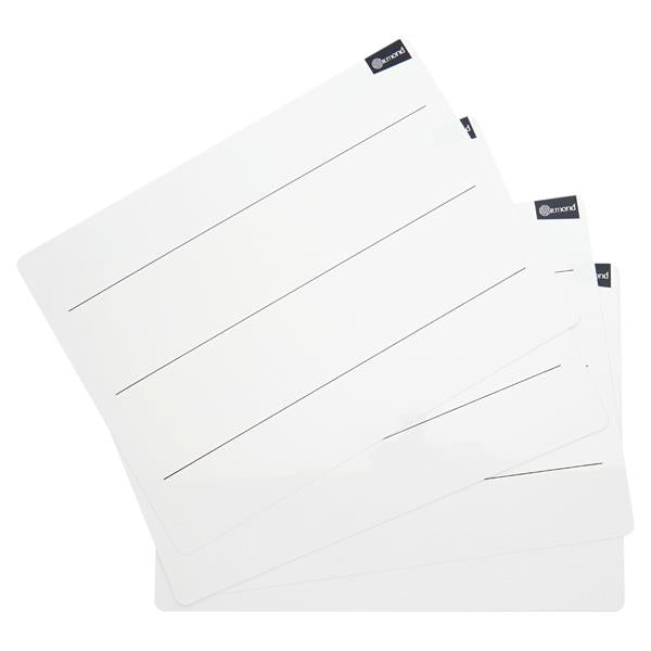 Ormond Dry Wipe Boards Set of 10 - Line