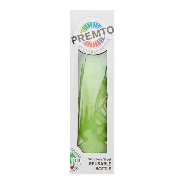 Premto 500ml Stainless Steel Water Bottle - Caterpillar Green