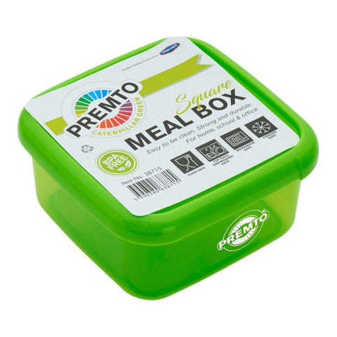 Premto Square Meal Box - Caterpillar Green