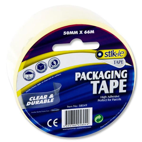 Heavy Duty Clear Sticky Tape Cellotape Parcel Packing Tape - 25mm / 50mm x  66M