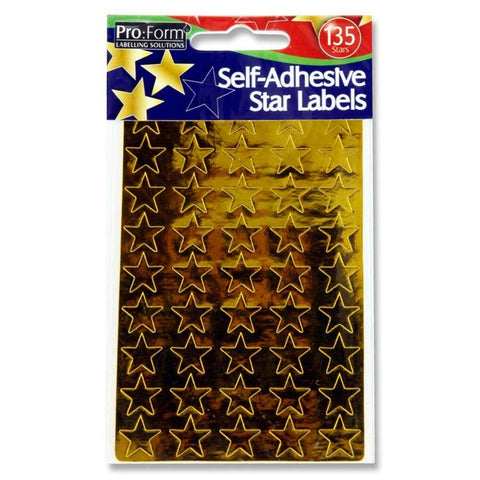Gold Star Stickers Pack 135