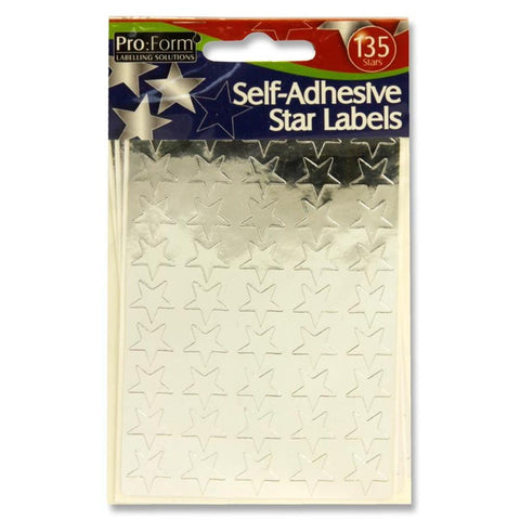 Silver Star Stickers Pack 135