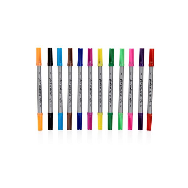 Pro:scribe Double Sided Thick/Thin Markers 12 Pack – SchoolQuip.ie