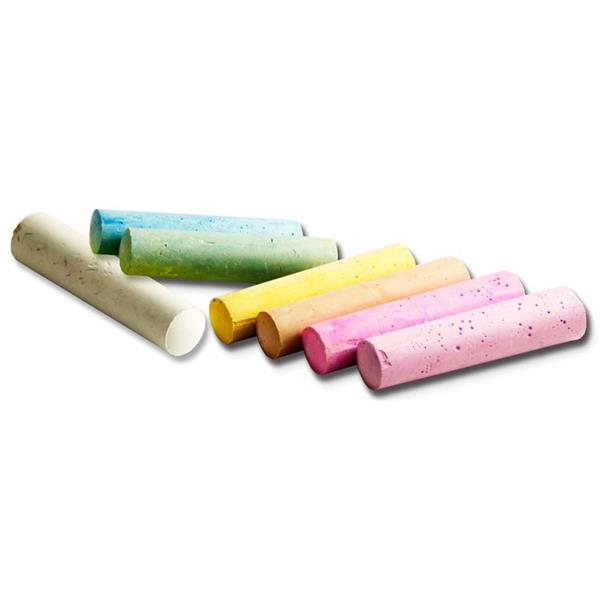World of Colour Jumbo Sidewalk Chalk - Assorted Colours Tub 15