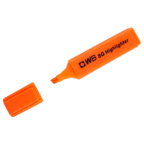 Whitebox Orange Hi-Glo Highlighter (Pack of 10)
