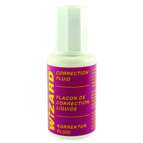 Wizard Correction Fluid 20ml (Pack of 10)