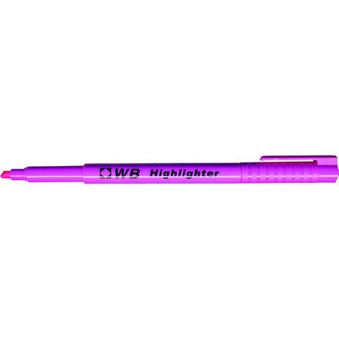 Whitebox Pink Highlighter Pens (Pack of 10)