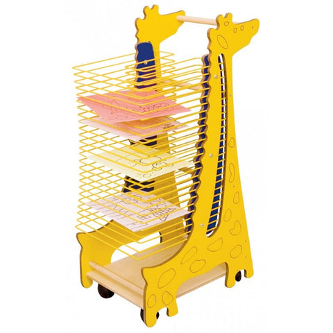 Mobile Art Drying Rack - Giraffe