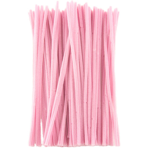 Pipe Cleaners - Pink - 30cm Pack of 50