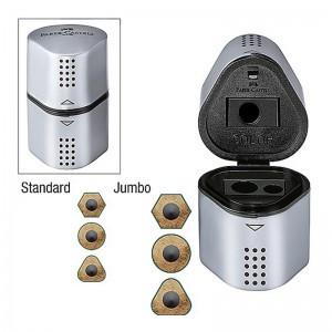 Faber-Castell Grip Trio Sharpener - Grey
