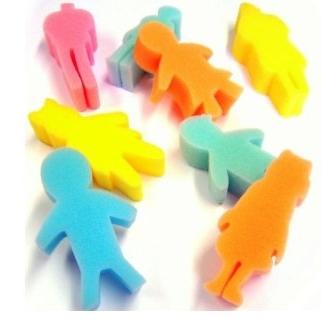 Foam People Shapes - Assorted Pack of 8