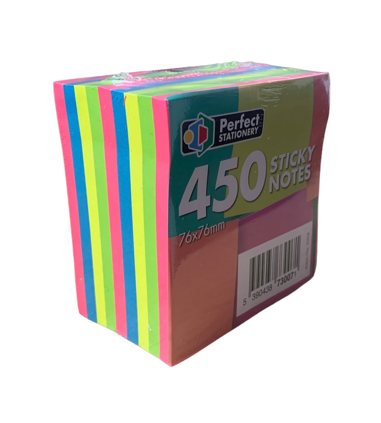 Sticky Notes Neon Colours 76mm x 76mm 450 Sheets – SchoolQuip.ie