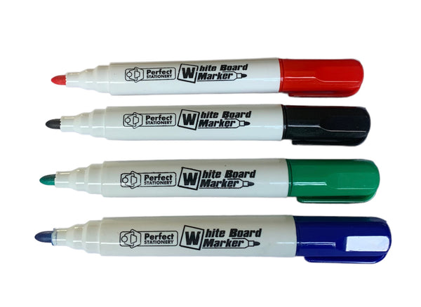 Perfect Whiteboard Markers Assorted 4 Pack