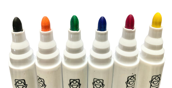 Perfect Whiteboard Markers - Bright Assorted 6 Pack
