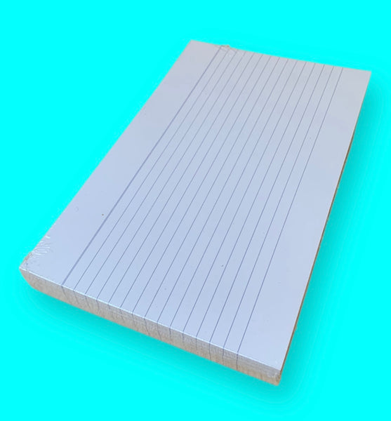 Revision/Record Cards 8” x 5” White Ruled 100 Pack