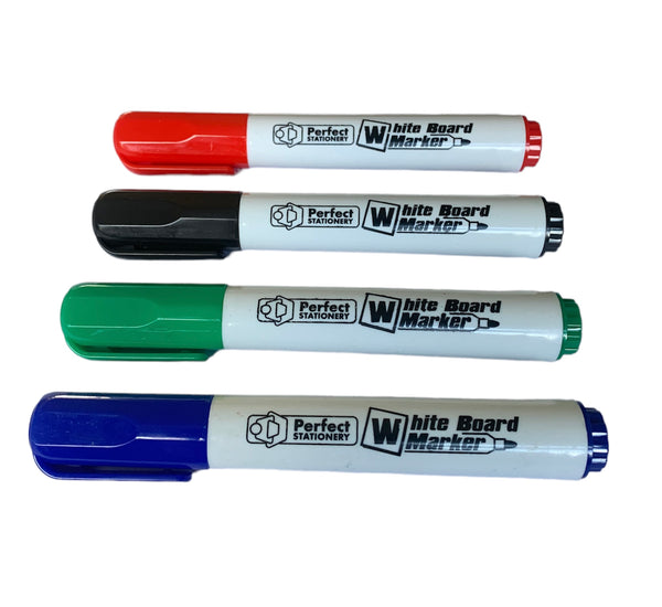 Perfect Whiteboard Markers Assorted 4 Pack