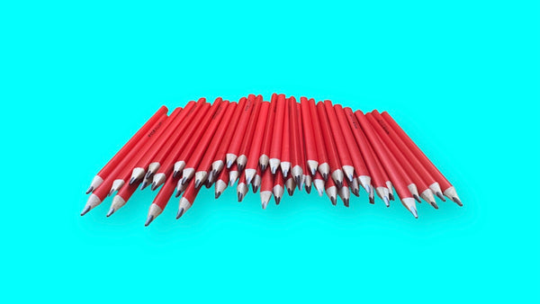 HB Junior Triangular Pencils Tub 50