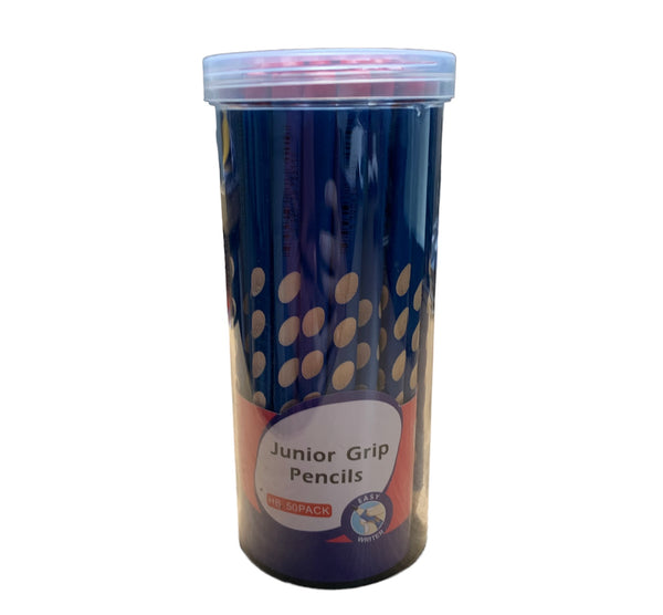 HB Junior Grip Triangular Pencils Tub 50