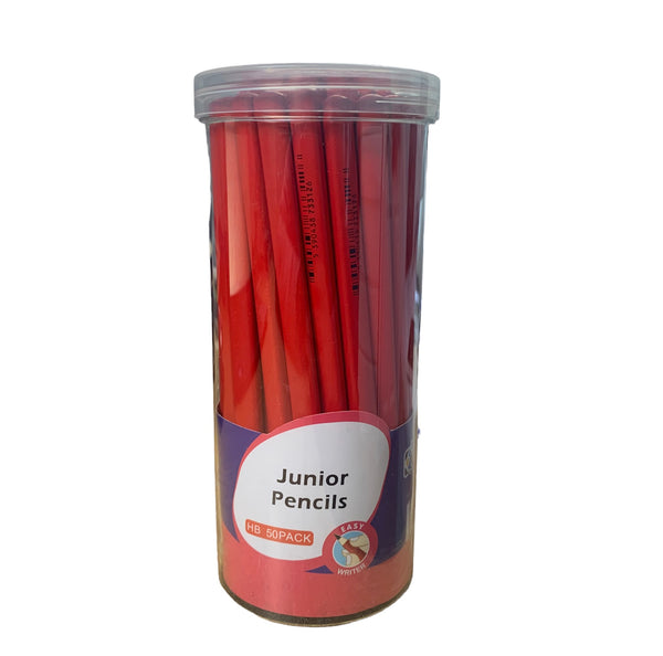HB Junior Triangular Pencils Tub 50