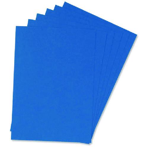 Q-Connect A4 Blue Leathergrain Comb Binder Cover (Pack of 100)