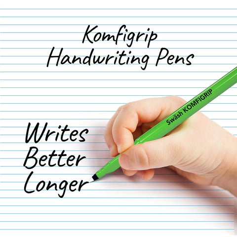 Swash Handwriting Pens Pack of 12 Black