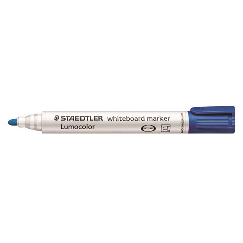 Staedtler Lumocolour Bullet Tip Whiteboard Marker - Box 10 Blue