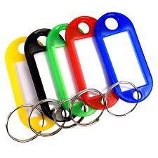 Key Fobs - Assorted Colours - Tub of 20