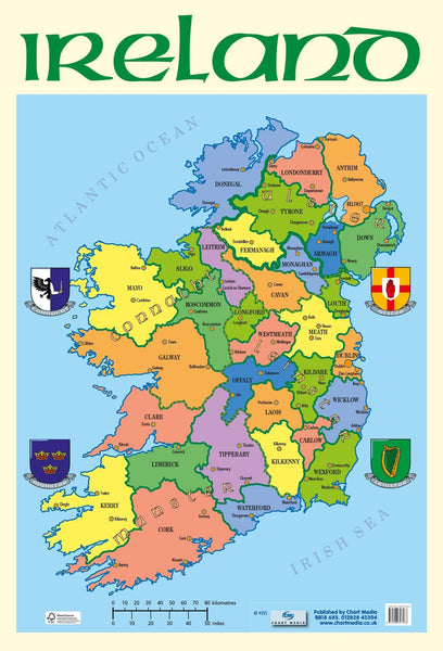 Poster 60cm x 40cm - Ireland