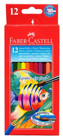 Faber-Castell Watercolour Pencils - Pack of 12