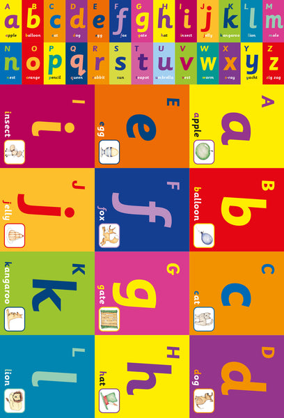 Wall Frieze 60cm x 40cm x 2 Posters - Alphabet