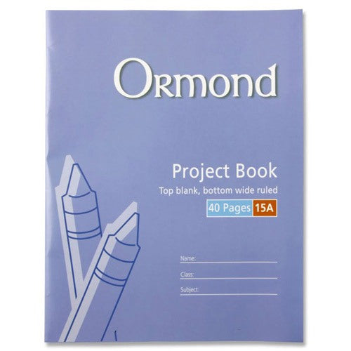 Ormond No.15A Project Book 40 Pages