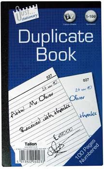 Just Stationery Full Size Duplicate Book - 100 Pages