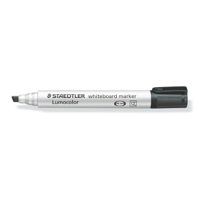 Staedtler Lumocolour Chisel Tip Whiteboard Marker - Box 10 Black